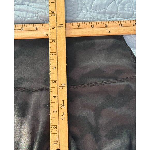 90 Degree By Reflex Black Camo High-Waisted Compression Leggings XS Polyester & - Picture 5 of 6